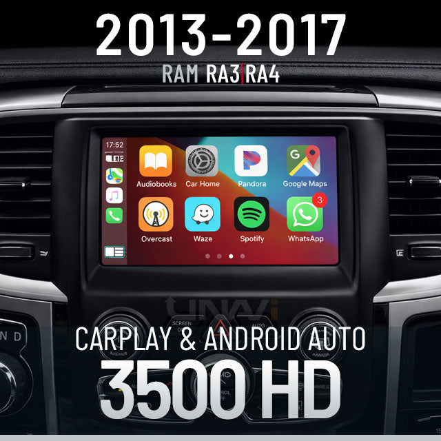 OEM-Style Apple CarPlay & Android Auto Retrofit for RAM 3500 HD (2013-2017)