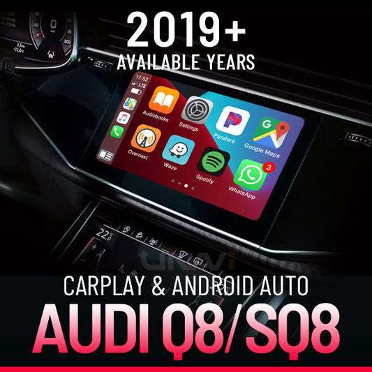 [Sale] Apple CarPlay for AUDI Q8 & SQ8 2019+ | Wireless & Wired | CarPlay & Android Auto Module Update