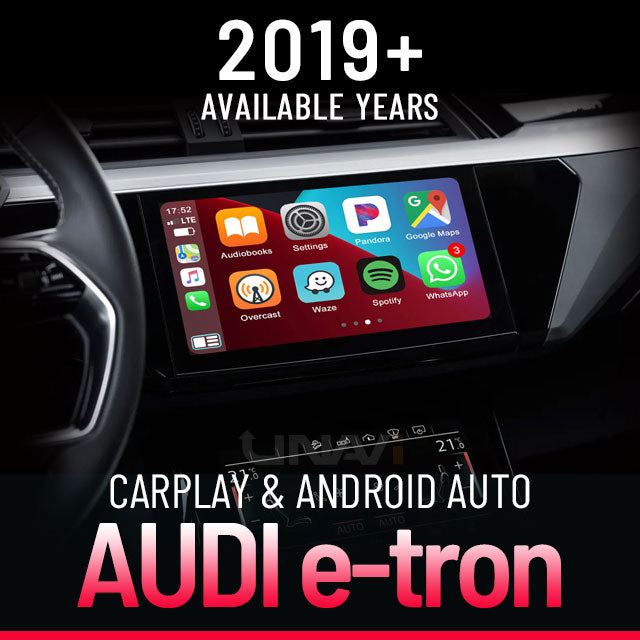 [Sale] Apple CarPlay for AUDI e-tron 2019+ | Wireless & Wired | CarPlay & Android Auto Module Update