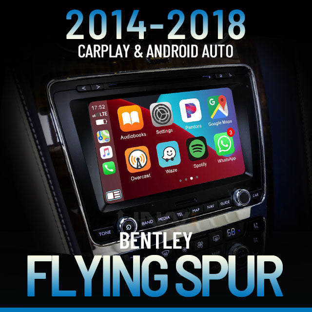 Black Friday Sale | Apple CarPlay for 2014-2018 Bentley Flying Spur | Wireless & Wired | CarPlay & Android Auto Upgrade Module / Adapter