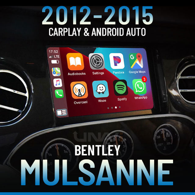 Black Friday Sale | Apple CarPlay for 2012-2015 Bentley Mulsanne | Wireless & Wired | CarPlay & Android Auto Upgrade Module / Adapter