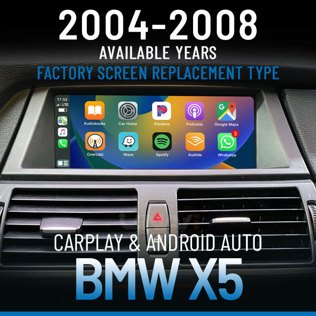 [Sale] Apple CarPlay for 2004-2018 BMW X5 | Wireless & Wired | CarPlay & Android Auto Upgrade Module / Adapter - UNAVI USA, Inc.