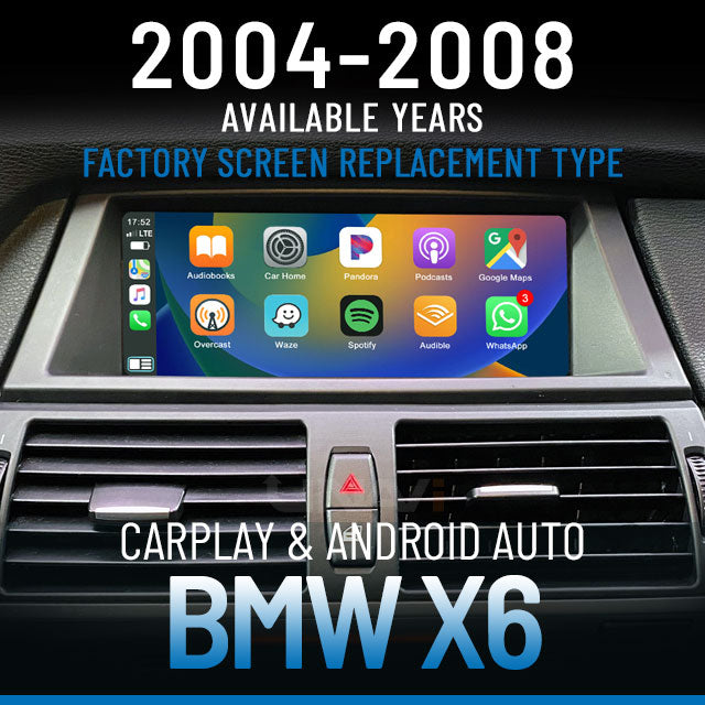 [Sale] Apple CarPlay for 2004-2020 BMW X6 | Wireless & Wired | CarPlay & Android Auto Upgrade Module / Adapter