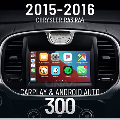 OEM-Style Apple CarPlay & Android Auto Retrofit for Chrysler 300 (2015-2016)