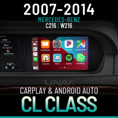 Black Friday Sale | Apple CarPlay & Android Auto for 2007-2014 Mercedes Benz CL Class | Wireless & Wired