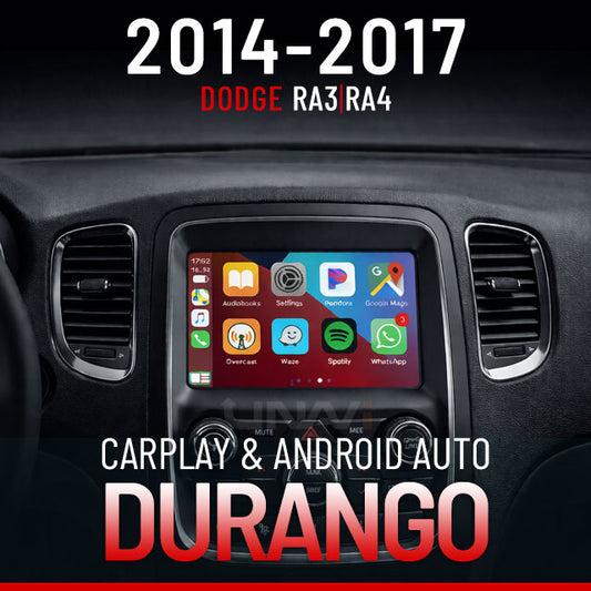 OEM-Style Apple CarPlay & Android Auto Retrofit for Dodge Durango (2014–2017) - UNAVI USA, Inc.