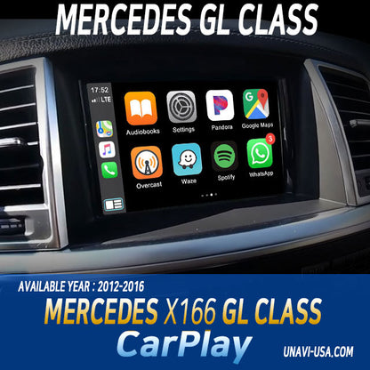 Indigenous Peoples' Day Sale : Apple CarPlay for 2012-2016 Mercedes Benz GL Class | Wireless & Wired | CarPlay & Android Auto Upgrade Module / Adapter