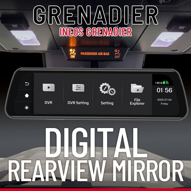 Ineos Grenadier Digital Rearview Mirror - UNAVI USA, Inc.