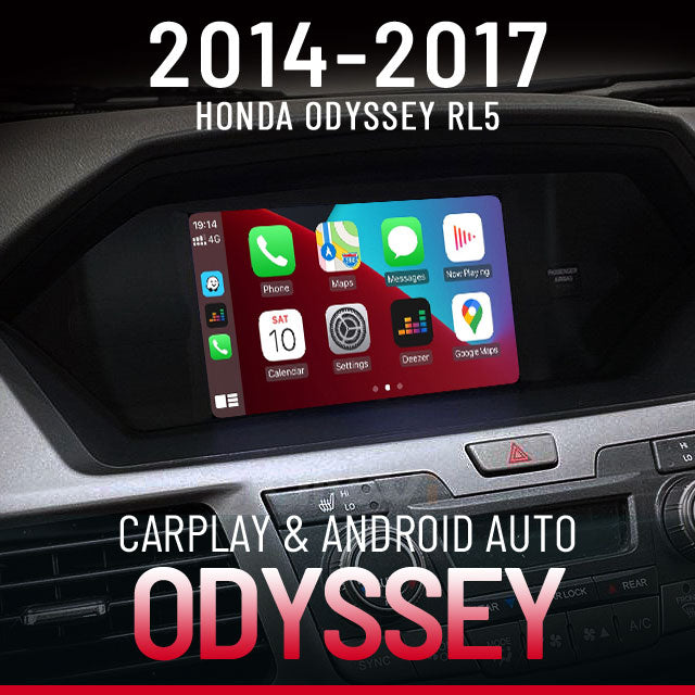 Apple CarPlay for 2014-2017 Honda Odyssey | Wireless & Wired | CarPlay & Android Auto Upgrade Module / Adapter