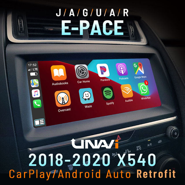 4th July Sale: Apple CarPlay for Jaguar 2018-2021+ E-Pace | Wireless & Wired | CarPlay & Android Auto Upgrade Module / Adapter