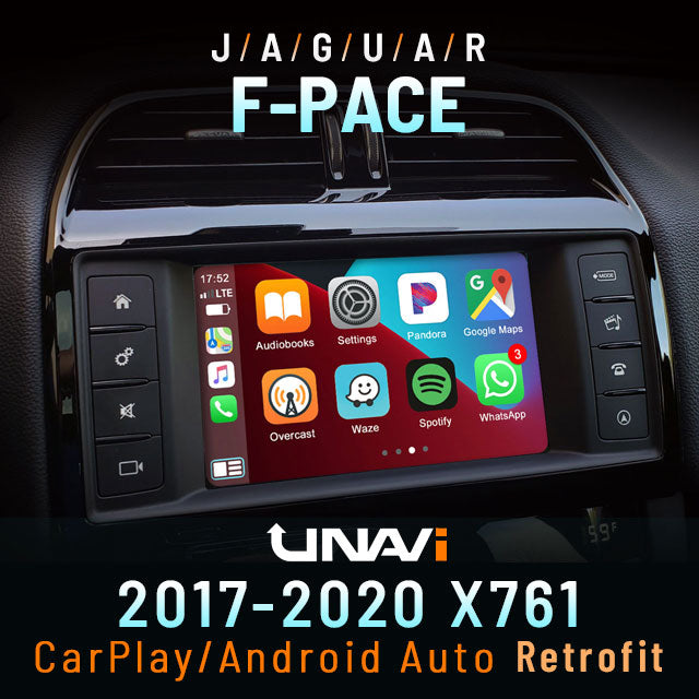 Presidents Day Sale : Apple CarPlay for Jaguar 2017-2020 F-Pace | Wireless & Wired | CarPlay & Android Auto Upgrade Module / Adapter