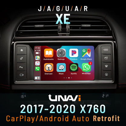 Presidents Day Sale : Apple CarPlay for Jaguar 2017-2020 XE | Wireless & Wired | CarPlay & Android Auto Upgrade Module / Adapter