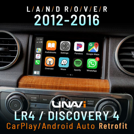 4th July Sale: Apple CarPlay for Land Rover 2012-2016 LR4 | Wireless & Wired | CarPlay & Android Auto Upgrade Module / Adapter