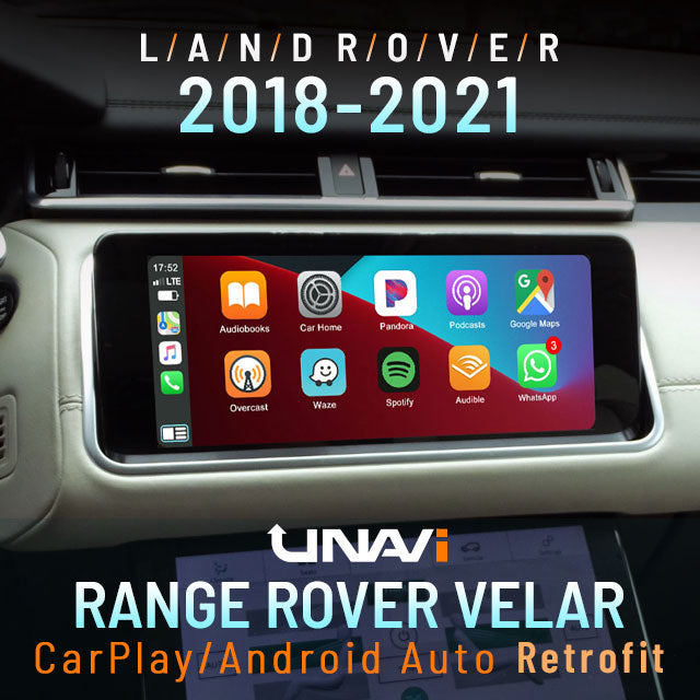 Presidents Day Sale : Apple CarPlay for Land Rover 2018-2021 Range Rover Velar | Wireless & Wired | CarPlay & Android Auto Upgrade Module / Adapter