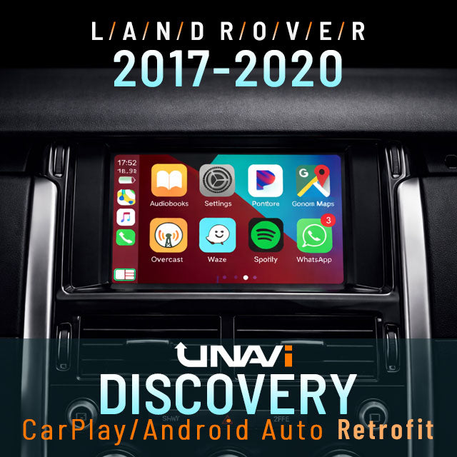 [Sale] Apple CarPlay for Land Rover 2017-2020 Discovery | Wireless & Wired | CarPlay & Android Auto Upgrade Module / Adapter - UNAVI USA, Inc.