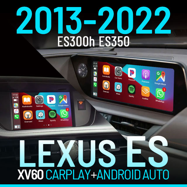 Christmas Sale | Apple CarPlay for 2013-2022 LEXUS ES | Wireless & Wired | CarPlay & Android Auto Upgrade Module / Adapter