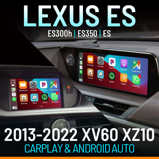 Summer Sale | Apple CarPlay for 2013-2022 LEXUS ES | Wireless & Wired | CarPlay & Android Auto Upgrade Module / Adapter