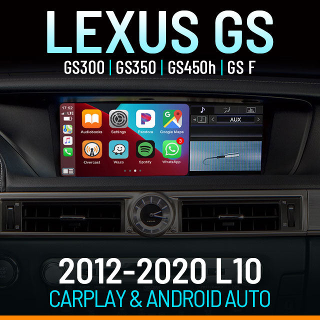 Black Friday Sale | Apple CarPlay for 2012-2020 LEXUS GS | Wireless & Wired | CarPlay & Android Auto Upgrade Module / Adapter