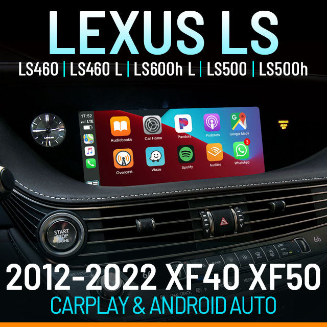 Summer Sale | Apple CarPlay for 2012-2022 LEXUS LS | Wireless & Wired | CarPlay & Android Auto Upgrade Module / Adapter