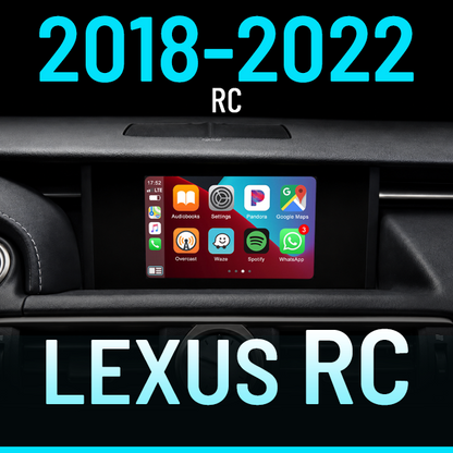 [Sale] Apple CarPlay for 2018-2022 LEXUS RC | Wireless & Wired | CarPlay & Android Auto Upgrade Module / Adapter