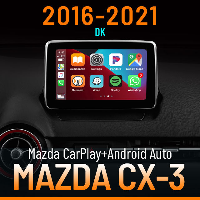 Christmas Sale: Apple CarPlay for 2016-2021 Mazda CX-3 | Wireless & Wired | CarPlay & Android Auto Upgrade Module / Adapter