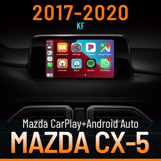 Christmas Sale: Apple CarPlay for 2017-2020 Mazda CX-5 | Wireless & Wired | CarPlay & Android Auto Upgrade Module / Adapter