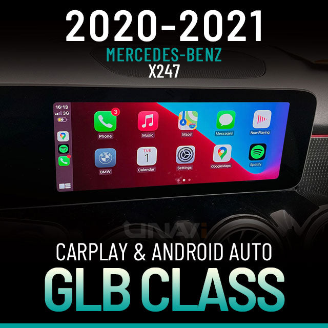 Halloween Sale: Apple CarPlay for 2020-2021 Mercedes Benz GLB Class | Wireless & Wired | CarPlay & Android Auto Upgrade Module / Adapter