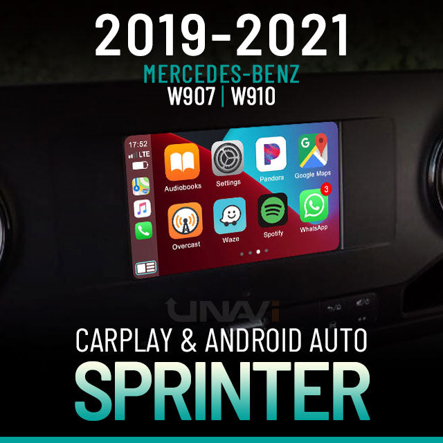 Halloween Sale: Apple CarPlay for 2019-2021 Mercedes Benz Sprinter | Wireless & Wired | CarPlay & Android Auto Upgrade Module / Adapter