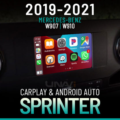 Halloween Sale: Apple CarPlay for 2019-2021 Mercedes Benz Sprinter | Wireless & Wired | CarPlay & Android Auto Upgrade Module / Adapter