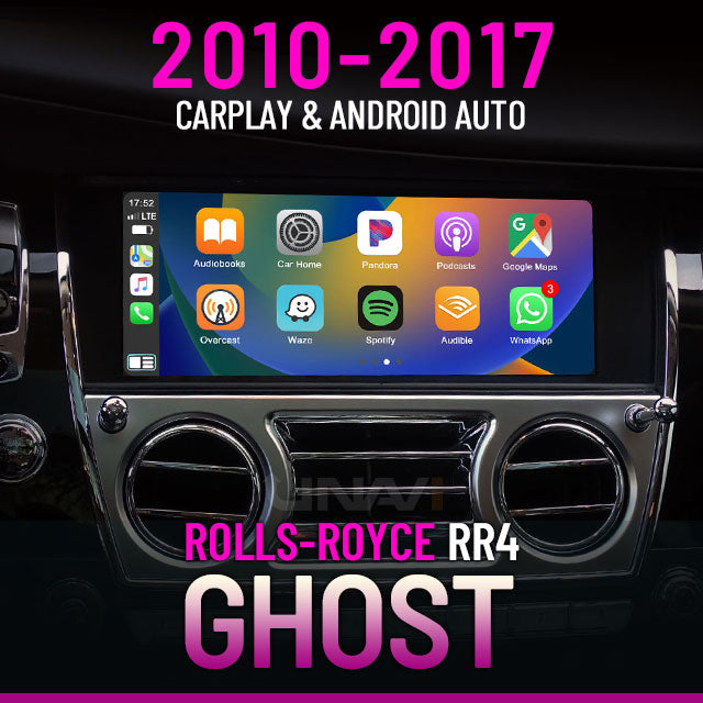 Black Friday Sale | Apple CarPlay for 2010-2017 Rolls-Royce Ghost | Wireless & Wired | CarPlay & Android Auto Upgrade Module / Adapter