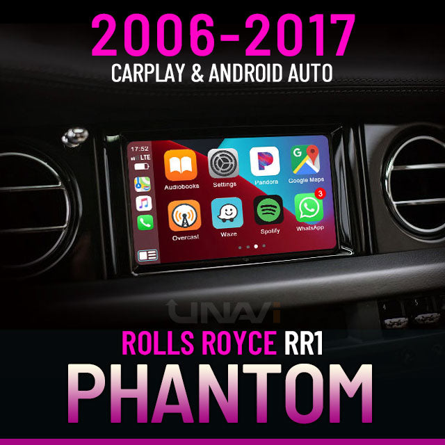 Black Friday Sale | Apple CarPlay for 2006-2017 Rolls-Royce Phantom & Phantom Series Ⅱ | Wireless & Wired | CarPlay & Android Auto Upgrade Module / Adapter