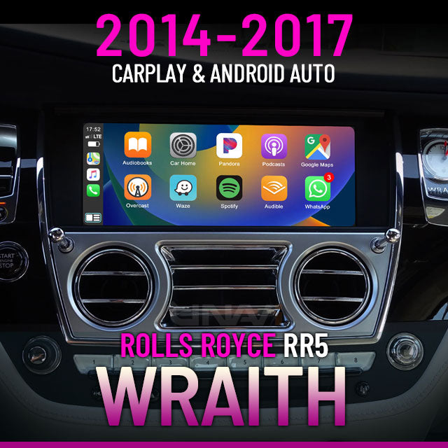 Black Friday Sale | Apple CarPlay for 2014-2017 Rolls-Royce Wraith | Wireless & Wired | CarPlay & Android Auto Upgrade Module / Adapter