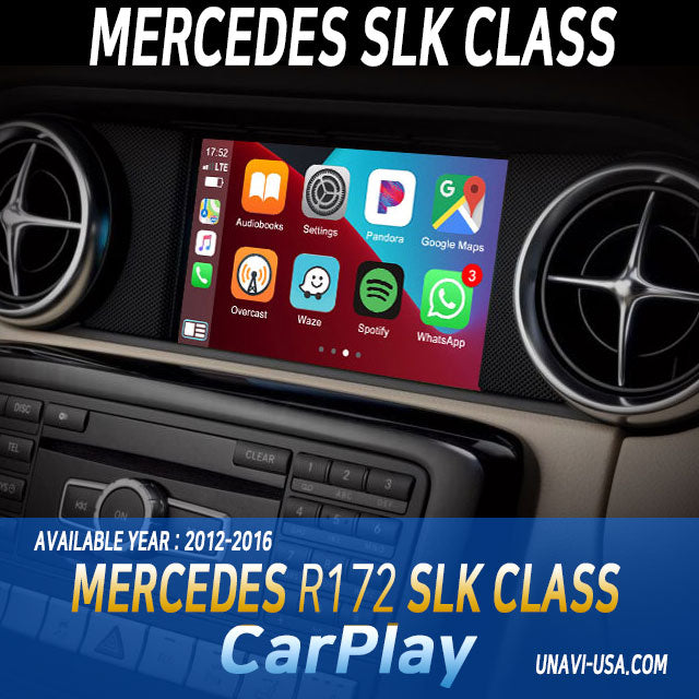 Summer Sale | Apple CarPlay for 2012-2016 Mercedes Benz SLK Class | CarPlay & Android Auto Upgrade Module / Adapter