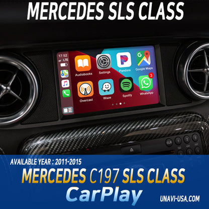 Autumn Sale | Apple CarPlay for 2011-2015 Mercedes Benz SLS Class | Wireless & Wired | CarPlay & Android Auto Upgrade Module / Adapter