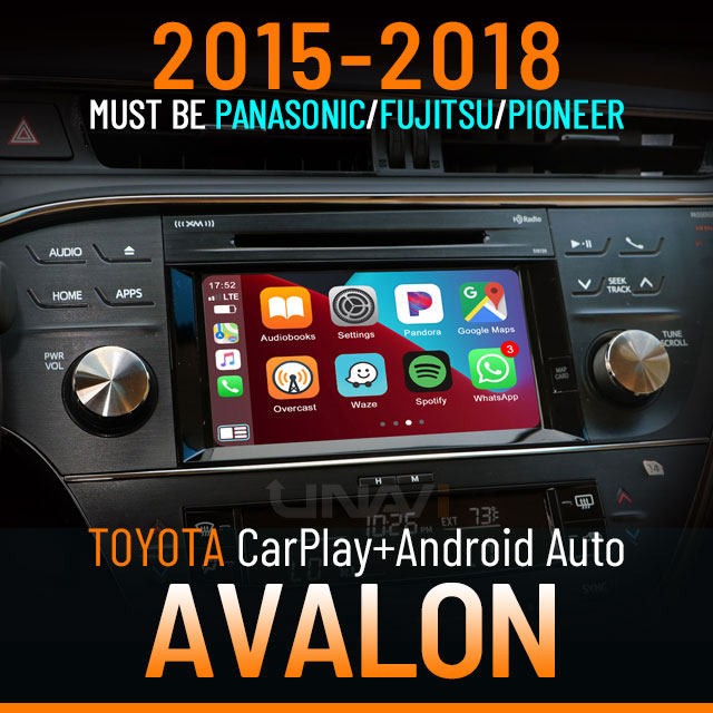 Autumn Sale | Apple CarPlay for 2015-2018 Toyota Avalon | Wireless & Wired | CarPlay & Android Auto Upgrade Module / Adapter