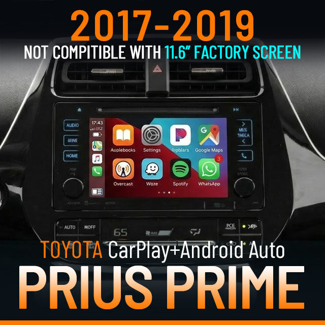 [Sale] Toyota Prius Prime (2017-2019) Wireless Apple CarPlay & Android Auto Integration | Unavi USA