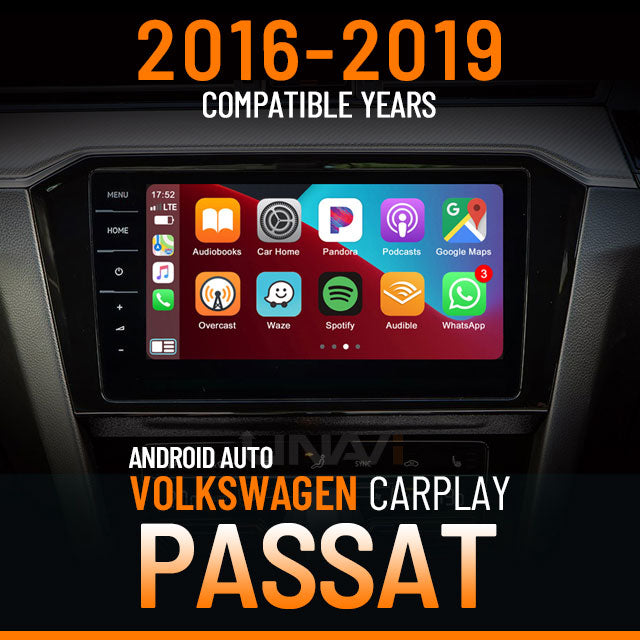 Black Friday Sale: Apple CarPlay for 2016-2019 Volkswagen Passat | Wireless & Wired | CarPlay & Android Auto Upgrade Module / Adapter