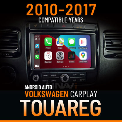 Black Friday Sale | Apple CarPlay for 2010-2017 Volkswagen Touareg | Wireless & Wired | CarPlay & Android Auto Upgrade Module / Adapter