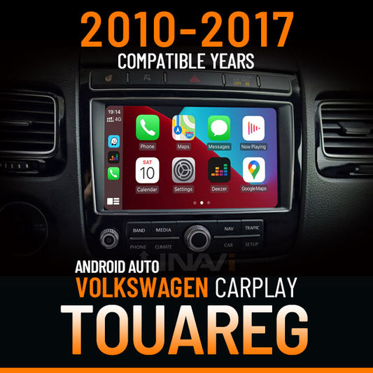 Black Friday Sale | Apple CarPlay for 2010-2017 Volkswagen Touareg | Wireless & Wired | CarPlay & Android Auto Upgrade Module / Adapter