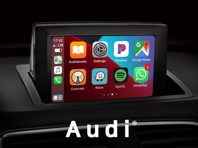 Black Friday Sale : Apple CarPlay for AUDI Q3 2014-2018 | Wireless & Wired | CarPlay & Android Auto Module Update