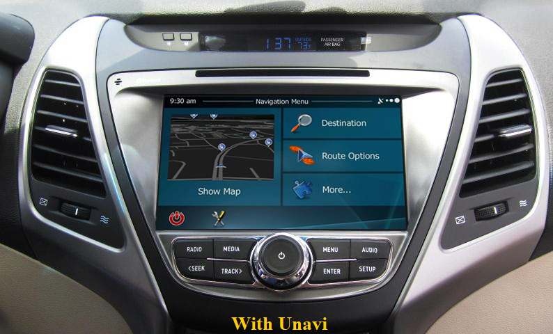 UNAVI Navigation for Hyundai Elantra - UNAVI USA, Inc.
