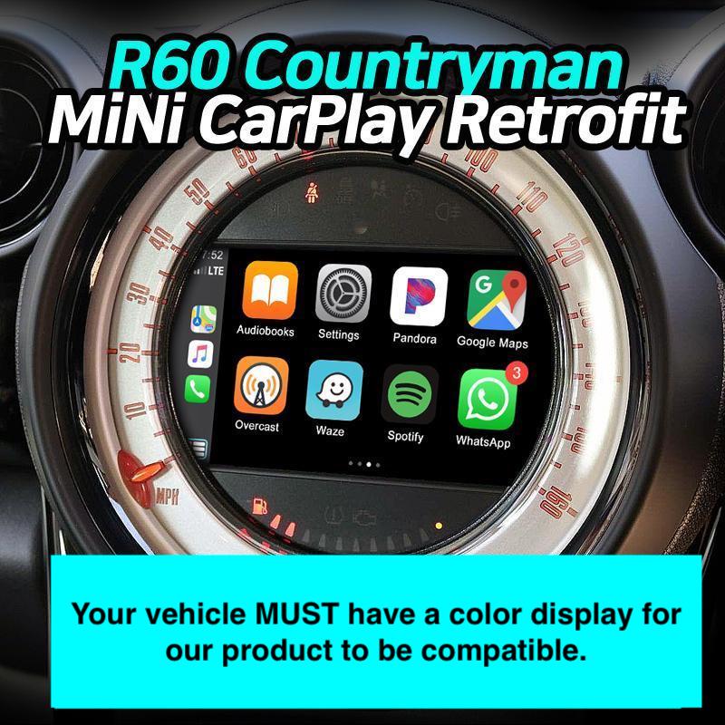 Black Friday Sale : Apple CarPlay for 2009-2023 MINI Countryman R60 F60 S60 | Wireless & Wired | CarPlay & Android Auto Upgrade Module / Adapter