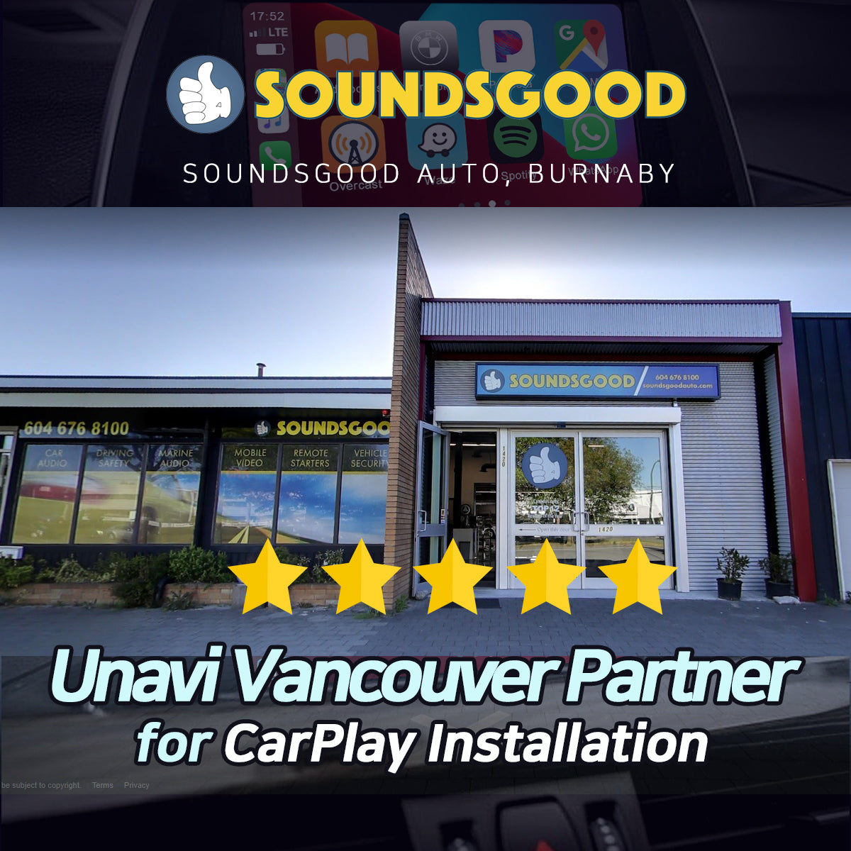 CarPlay Special Install fee* by Unavi Pro Installer