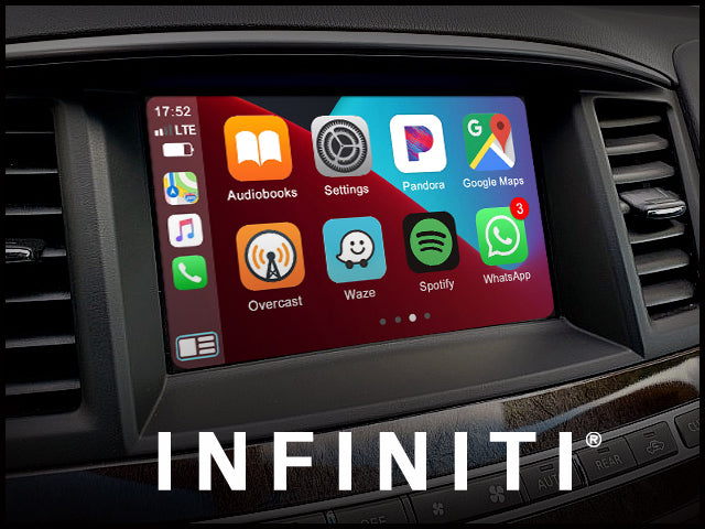 Indigenous Peoples' Day Sale : Apple CarPlay for INFINITI JX35 JX55 2013 | Wired & Wireless | CarPlay & Android Auto Update Module