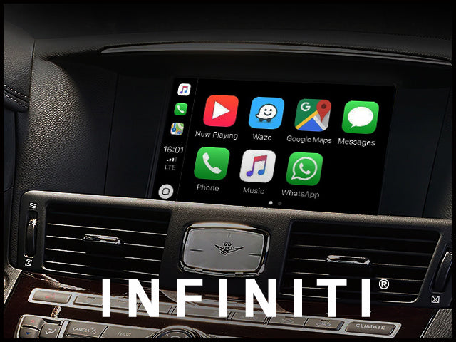 Presidents Day Sale : Apple CarPlay for INFINITI M25 M35 M37 M45 M56 2011-2014 | Wired & Wireless | CarPlay & Android Auto Update Module