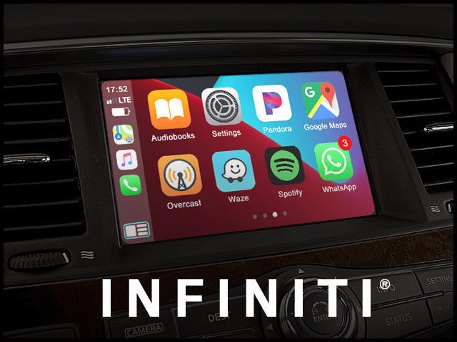 Memorial Day Sale | Apple CarPlay for INFINITI QX56 2010-2014 (Z62) | Wired & Wireless | CarPlay & Android Auto Update Module
