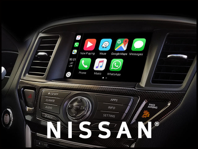 New Year Sale: OEM Certified Wired & Wireless Nissan CarPlay for