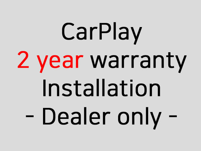 CarPlay Offer via Dealer Agent Only