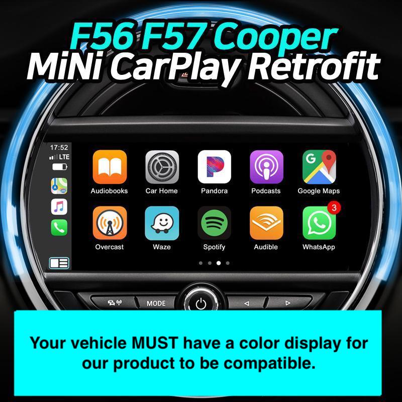 Presidents' Day Sale : Apple CarPlay for 2009-2023 MINI Cooper R56 R57 F55 F56 F57 | Wireless & Wired | CarPlay & Android Auto Upgrade Module / Adapter
