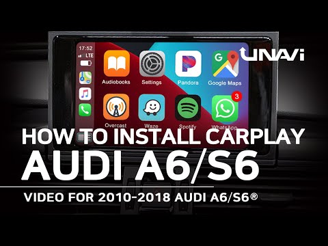 St.Patrick's Day Sale | Apple CarPlay for AUDI A6 & S6 2010-2018 | Wireless & Wired | CarPlay & Android Auto Module Update